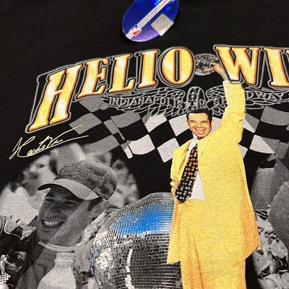 Vintage Helio Castroneves Dancing With The Stars Tee T-shirt Size XL Y2K NWT - Picture 4 of 9